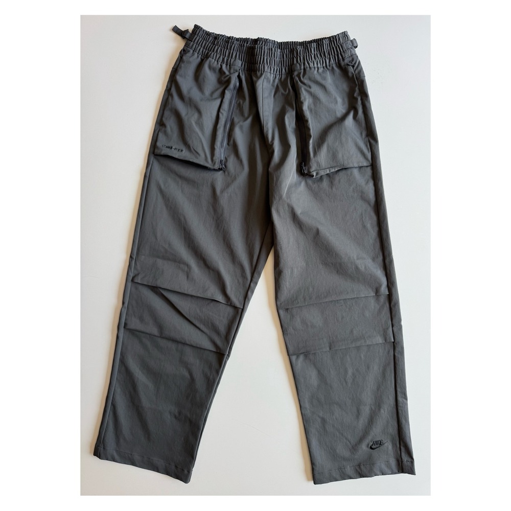 NIKE Tech Pack Dri-FIT Woven Pull-On Pants Womens Small Sportswear Grey Relaxed